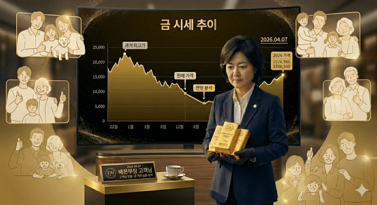 2026 금시세 전망 및 금값 하락 시 대응 투자 전략 배본부장 분석